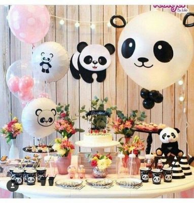 decoração aniversário panda