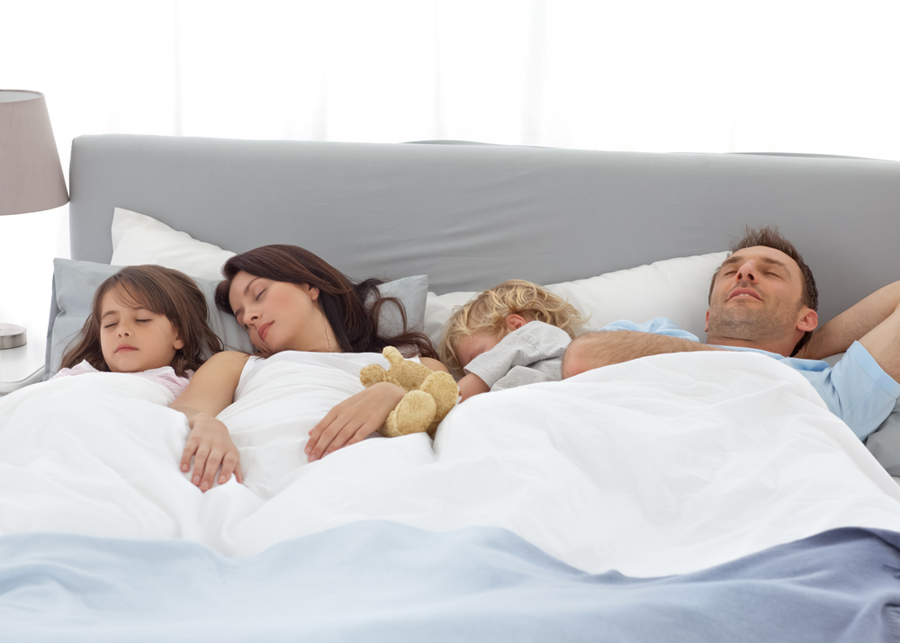 família - cama compartilhada
