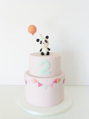 bolo de aniversário panda