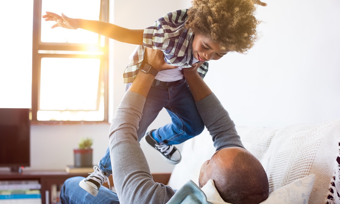 conexão entre pais e filhos